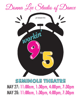 Workin' 9 to 5 May 27th 7:30 pm