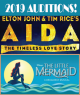 Aida & The Little Mermaid Cast Lists