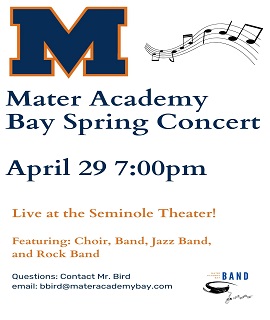 Mater Academy Bay Spring Concert!